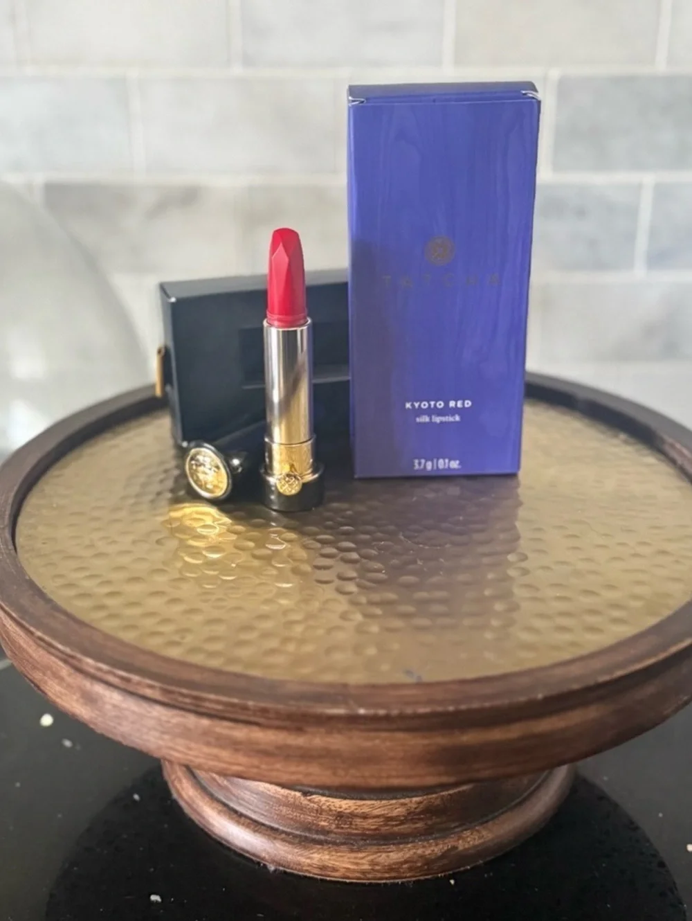 💄Tatcha Kyoto Red Silk Lipstick | Luxury Japanese Lip Color 3.7g